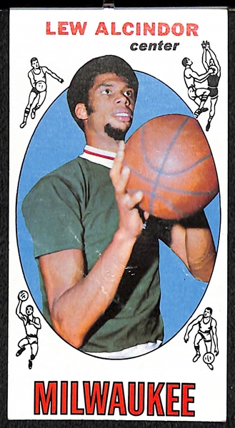 1969 Topps Basketball Complete Set w. Lew Alcindor Rookie (Poor Condition)