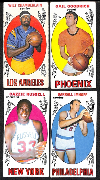 1969 Topps Basketball Complete Set w. Lew Alcindor Rookie (Poor Condition)