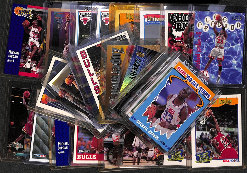 Lot of (25+) Michael Jordan Basketball Cards and Inserts