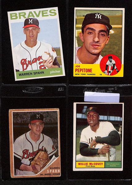 Lot of (35+) 1950s and 1960s Topps Baseball Cards Feat. (6) Stan Musial, Frank Robinson, and Many More 