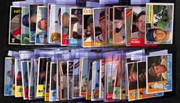 Lot of (50+) Mostly 1960s Topps Baseball Cards Feat. Yastrzemski, Spahn, Kaline McCovey, Maris, Killebrew, and More 