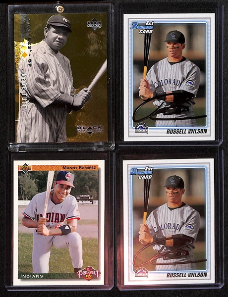 Lot of (30) Mostly Modern Baseball with (17) Mike Trout Cards and Jacob Degrom Rookie