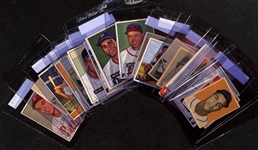 Lot of (20+) Low Grade 1950s Baseball Cards Featuring Roy Campanella Rookie (Trimmed)