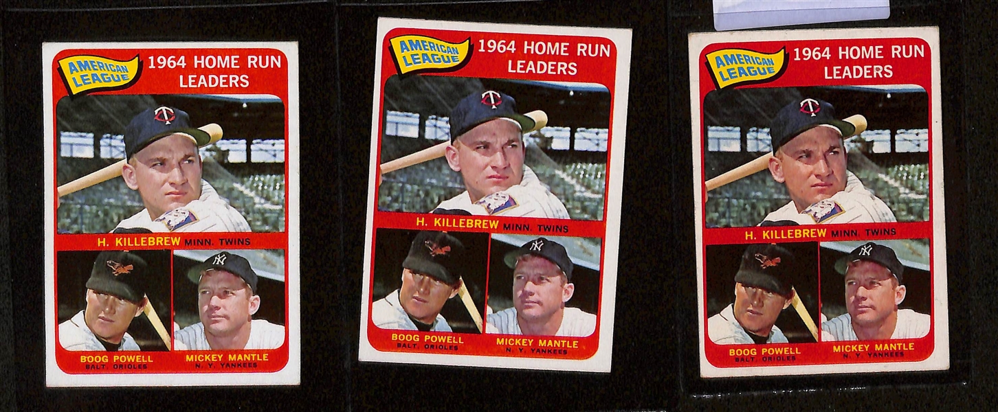 Lot of (17) Mostly 1960s Mickey Mantle Cards w. 1958 All Star