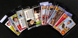 Lot of (17) Mostly 1960s Mickey Mantle Cards w. 1958 All Star