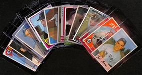 Lot of (15) 1950s and 60s Baseball Cards Feat. Gehrig, Ruth, Berra, Ford, Maris and Others