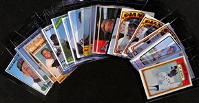Lot of (21) 1960s and 70s Willie Mays Topps Baseball Cards