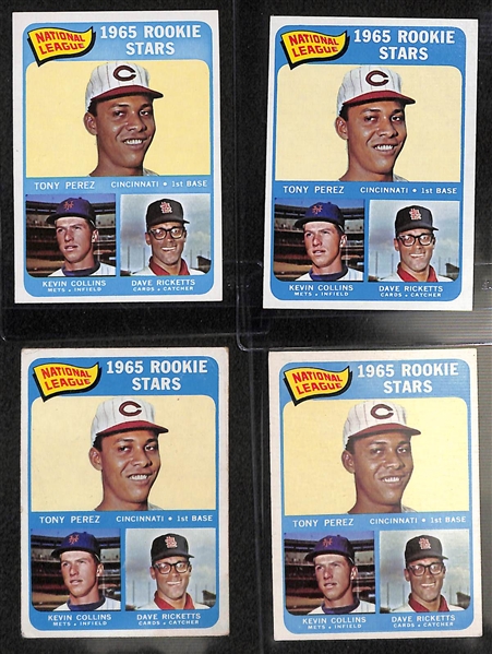 Lot of (15) 1965 Topps Baseball Rookies w. (2) Niekro, Hunter, (3) Morgan and Others 