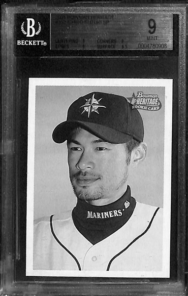 Lot of (6) Graded Multi-Sport Lot w. Pujols, Ichiro and Brett Hull Rookies