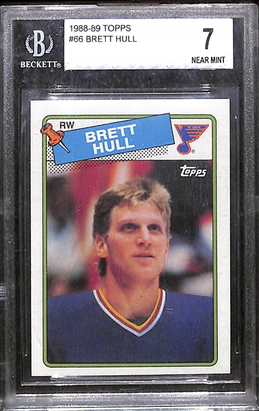Lot of (6) Graded Multi-Sport Lot w. Pujols, Ichiro and Brett Hull Rookies