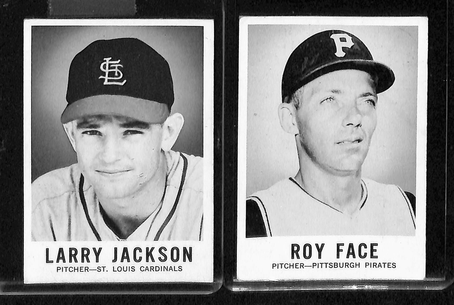 Lot of (20) Mostly 1961 Golden Press Baseball w. Cy Young PSA 4, Joe DiMaggio PSA 6, Feat. 1959 Fleer Ted Williams PSA 4