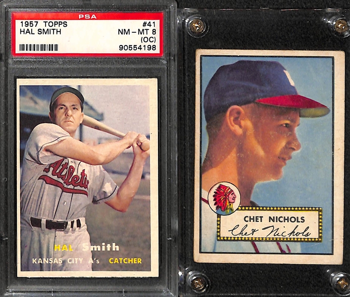 Lot of (60+) 1950s Baseball Cards w. 1954 Topps Ted Williams PSA 1