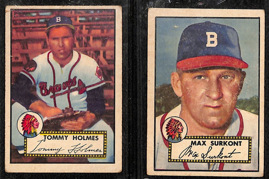 Lot of (60+) 1950s Baseball Cards w. 1954 Topps Ted Williams PSA 1