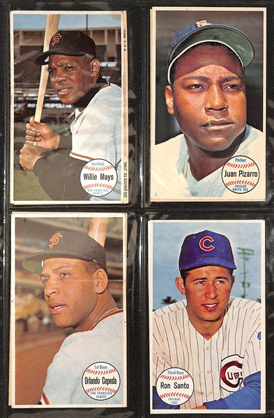 Huge Binder of Vintage Baseball Sets and Partial Sets Featuring 1965 Topps Embossed, 1968 Topps Game, 1969 Deckle Edge, and Others  