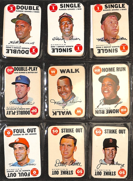 Huge Binder of Vintage Baseball Sets and Partial Sets Featuring 1965 Topps Embossed, 1968 Topps Game, 1969 Deckle Edge, and Others  