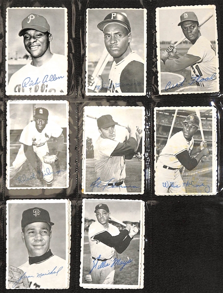 Huge Binder of Vintage Baseball Sets and Partial Sets Featuring 1965 Topps Embossed, 1968 Topps Game, 1969 Deckle Edge, and Others  