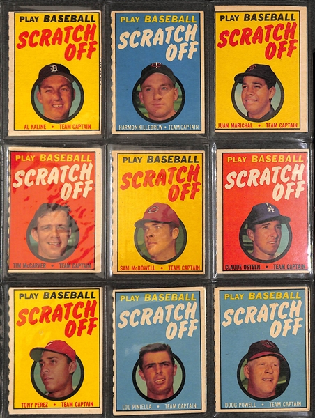 Huge Binder of Vintage Baseball Sets and Partial Sets Featuring 1965 Topps Embossed, 1968 Topps Game, 1969 Deckle Edge, and Others  
