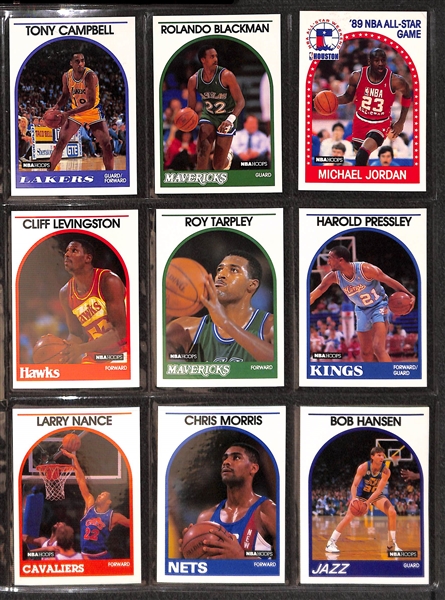 1981-82 Topps Basketball Partial Set w. Bird and Magic 2nd Year, and 1990 Fleer & 1989 Hoops and Fleer Complete Sets