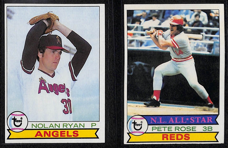 1979 & 1980 Topps Baseball Complete Sets w. Ozzie Smith and Rickey Henderson Rookies