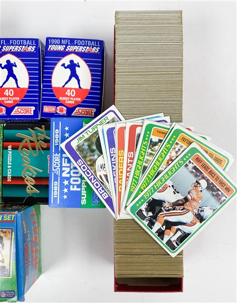Lot of (9) Baseball, Football and Basketball Sets Featuring 1987 Topps and 1989 Score Sets Loaded w. Rookies B. Sanders, Aikman, D. Sanders