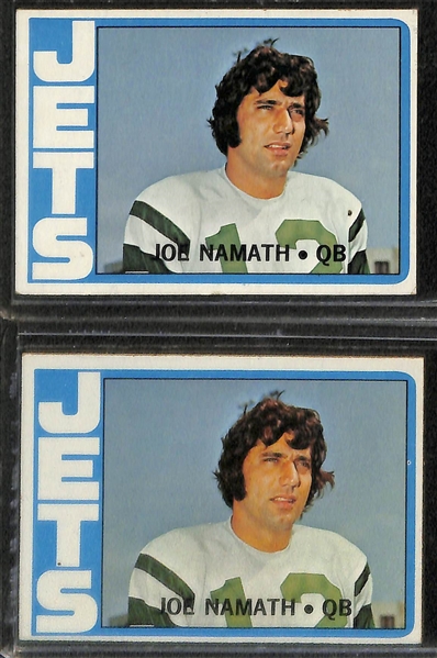 Lot of (30+) 1970s Football w. OJ Simpson, Roger Staubach Rookie and Others