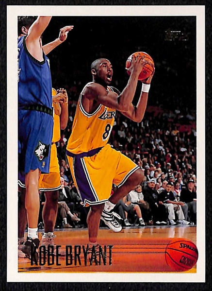 Lot of (2) 1996 Topps # 138 Kobe Bryant Rookie Cards