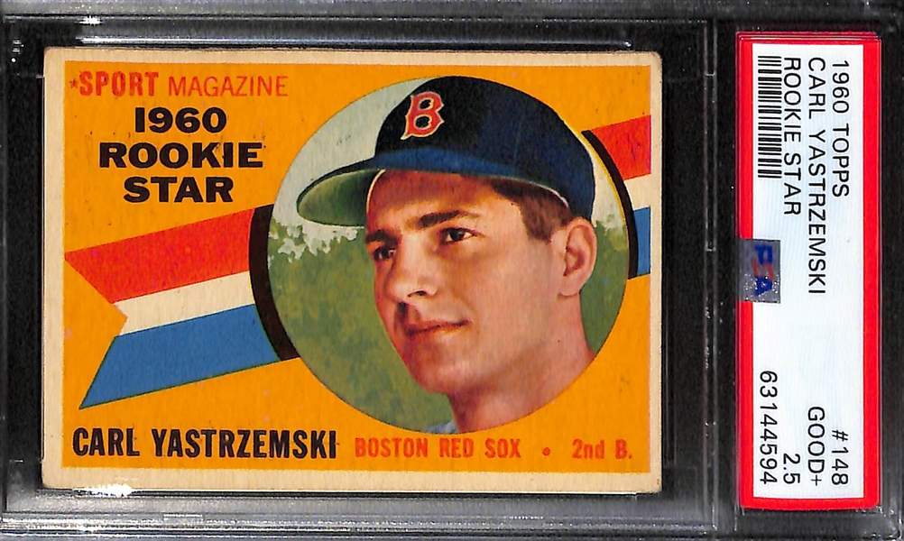 1960 Topps HOFer Rookie Lot - Willie McCovey (PSA 6) Carl Yastrzemski (PSA 2.5)