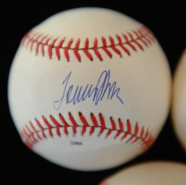 Lot of (5) Signed Baseballs - Catfish Hunter, Rick Ferrell, Phil Niekro, Tommy John, Hal Newhouser (JSA Auction LOA)