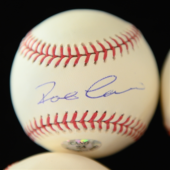 Lot of (6) Signed Baseballs - Robinson Cano, Andy Pettitte, David Cone, Greg Nettles, Todd Zeile, Steve Sax (JSA Auction LOA)
