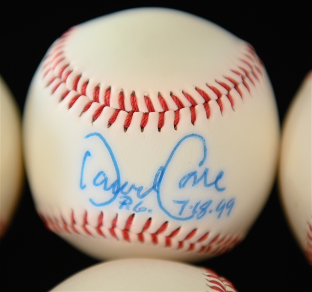 Lot of (6) Signed Baseballs - Robinson Cano, Andy Pettitte, David Cone, Greg Nettles, Todd Zeile, Steve Sax (JSA Auction LOA)