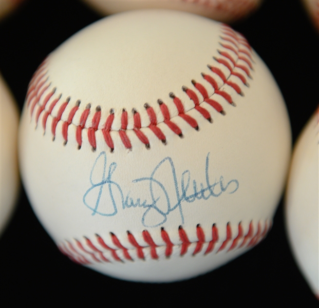 Lot of (6) Signed Baseballs - Robinson Cano, Andy Pettitte, David Cone, Greg Nettles, Todd Zeile, Steve Sax (JSA Auction LOA)
