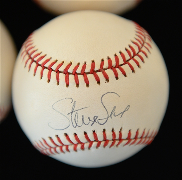 Lot of (6) Signed Baseballs - Robinson Cano, Andy Pettitte, David Cone, Greg Nettles, Todd Zeile, Steve Sax (JSA Auction LOA)