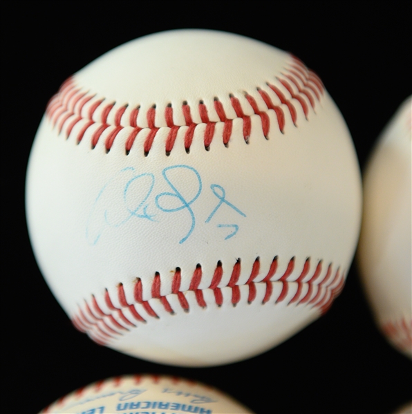 (7) Signed Baseballs - Alex Rodriguez (2008 AS Game), Sheffield, A. Gordon, J. Gonzalez, M. Teixeira, J. Leyritz, J. Morneau (JSA Auction LOA)