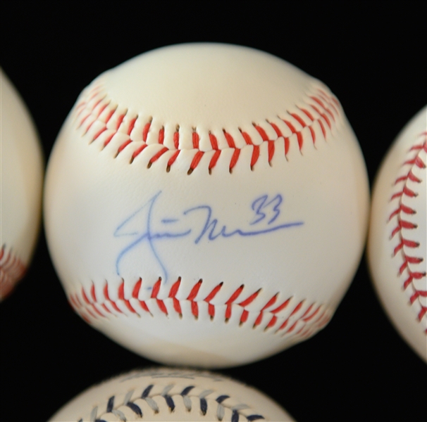 (7) Signed Baseballs - Alex Rodriguez (2008 AS Game), Sheffield, A. Gordon, J. Gonzalez, M. Teixeira, J. Leyritz, J. Morneau (JSA Auction LOA)