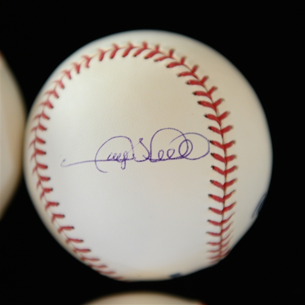 (7) Signed Baseballs - Alex Rodriguez (2008 AS Game), Sheffield, A. Gordon, J. Gonzalez, M. Teixeira, J. Leyritz, J. Morneau (JSA Auction LOA)