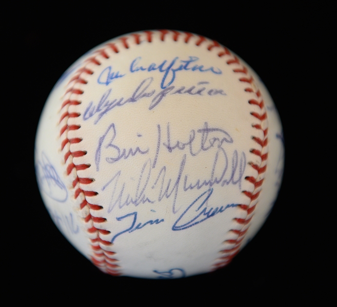 1988 LA Dodgers World Champion Team Signed Baseball (22 Signatures) w. Lasorda, K. Gibson, O. Hershiser, Scioscia, Dempsey,+ (JSA Auction Letter)