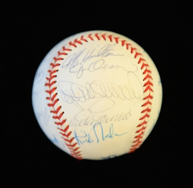 1988 LA Dodgers World Champion Team Signed Baseball (22 Signatures) w. Lasorda, K. Gibson, O. Hershiser, Scioscia, Dempsey,+ (JSA Auction Letter)