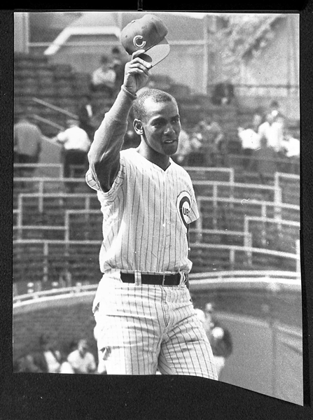 1969 Ernie Banks & 1972 Willie Mays Type I Photos