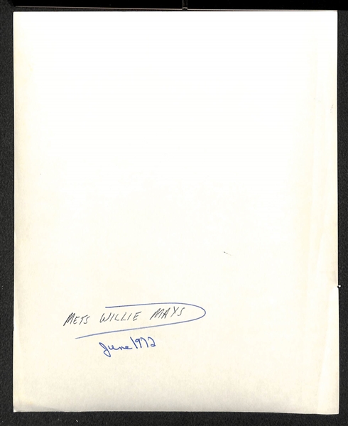 1969 Ernie Banks & 1972 Willie Mays Type I Photos
