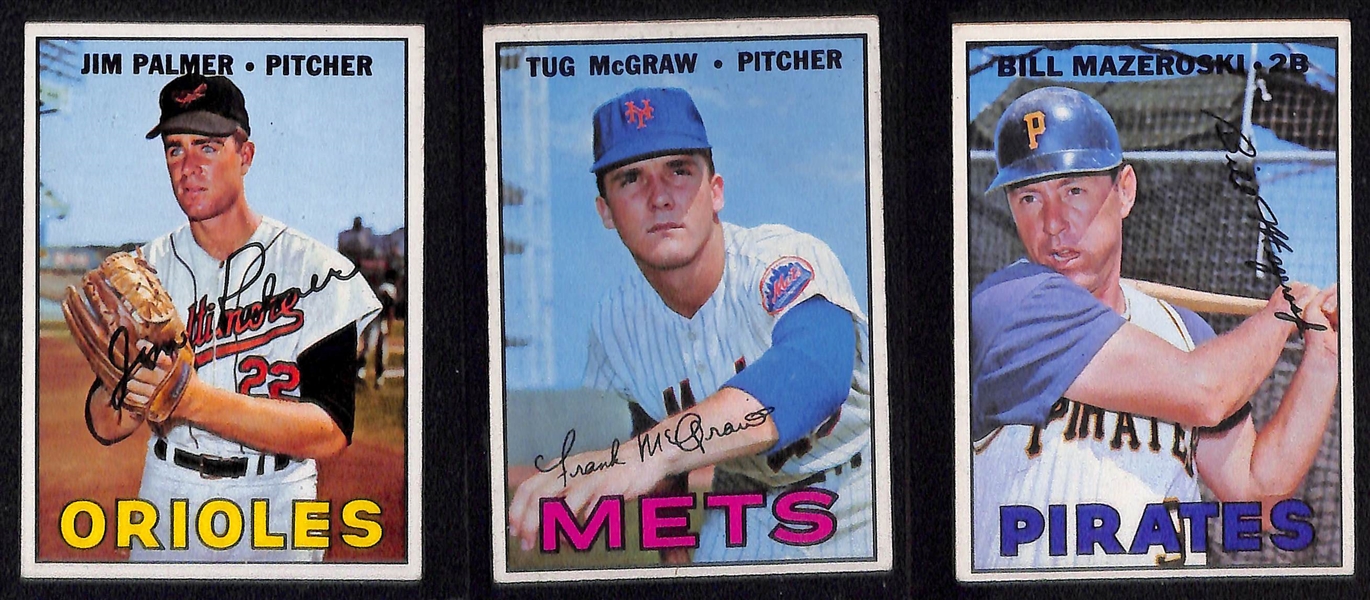 Lot of Over (360) 1967 Topps Baseball Cards w. Willie Mays, Bob Gibson, and More!