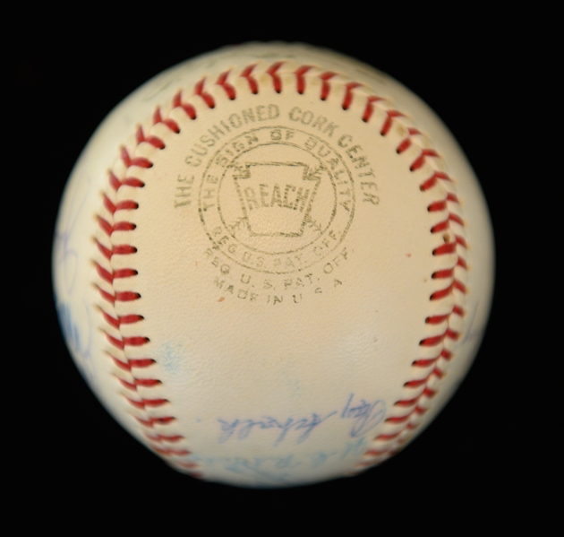 Official AL Joe Cronin Baseball Signed By 13 HOFers - Traynor, C. Gehringer, L. Waner,  S. Rice, M. Carey, Grove, Schalk, Roush, L. Appling, Manush, Hartnett, Wheat, Cronin (Full JSA LOA)
