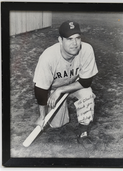 (8) Signed Items From Broadway Charlie Wagner's Estate, Inc. Carlton Fisk (Sympathy Card), Harry Kalas (Sympathy Card), Boo Ferriss (Letter), & Charlie Wagner Autographs (JSA Auction Letter)