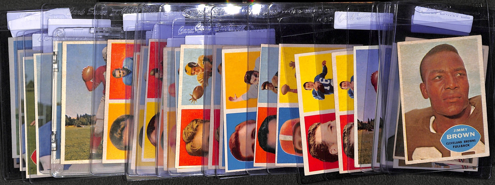 Lot of (29) 1957 & 1960 Topps Football Cards w. Frank Gifford, Jim Brown and Many More!