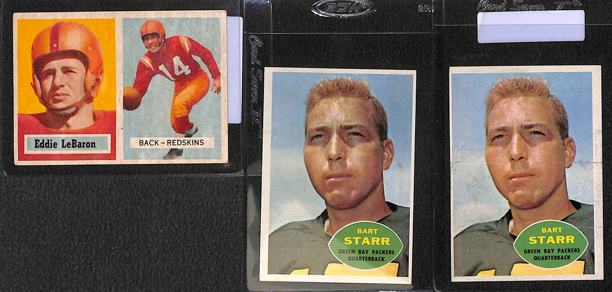 Lot of (29) 1957 & 1960 Topps Football Cards w. Frank Gifford, Jim Brown and Many More!