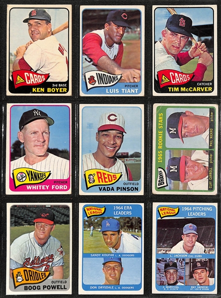 Lot of (500+) Topps Baseball Cards from 1958-1982 w. 1975 Nolan Ryan