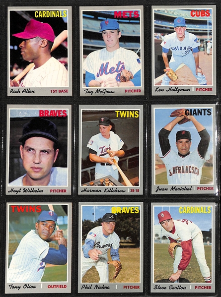 Lot of (500+) Topps Baseball Cards from 1958-1982 w. 1975 Nolan Ryan