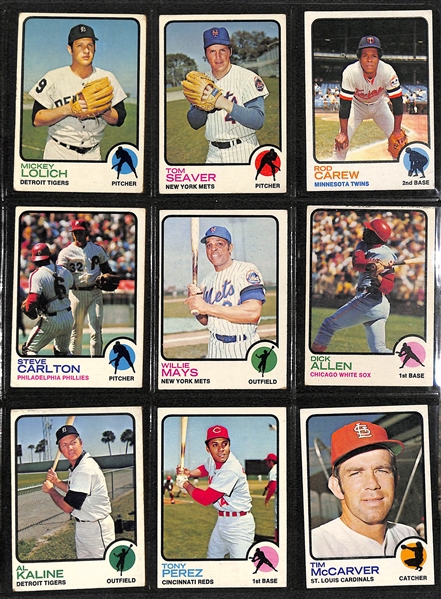 Lot of (500+) Topps Baseball Cards from 1958-1982 w. 1975 Nolan Ryan