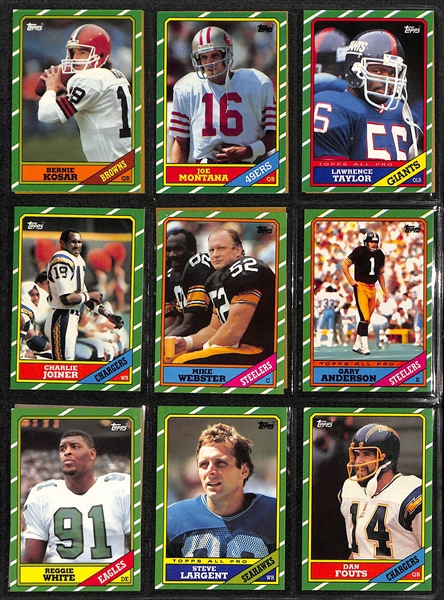Lot of (100+) Football Cards from 1961-1989 w. 1971 Topps Bradshaw & Green Rookie Cards