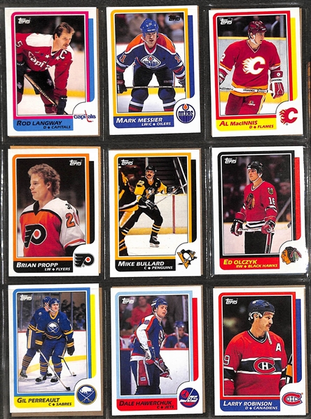 Lot of (250+) Hockey Cards from 1971-1992 w. 1971 & 1972 Topps Bobby Orr