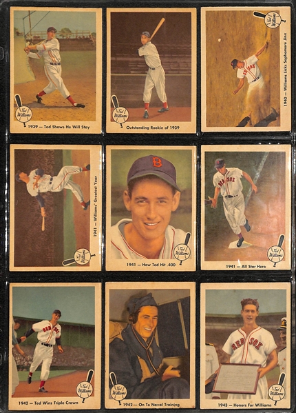 Lot of (270+) 1959-1963 Fleer Baseball Cards w. 1963 Fleer Willie Mays & 1961 33-Card Golden Press Complete Set